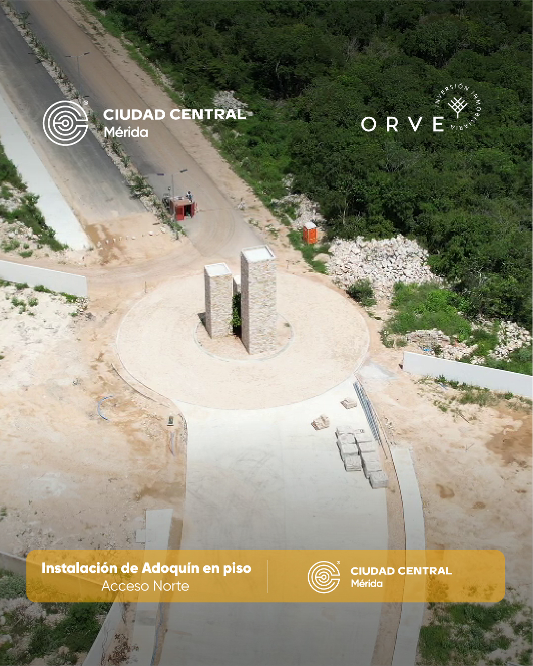 Ciudad Central Mérida Avance de obra agosto-03