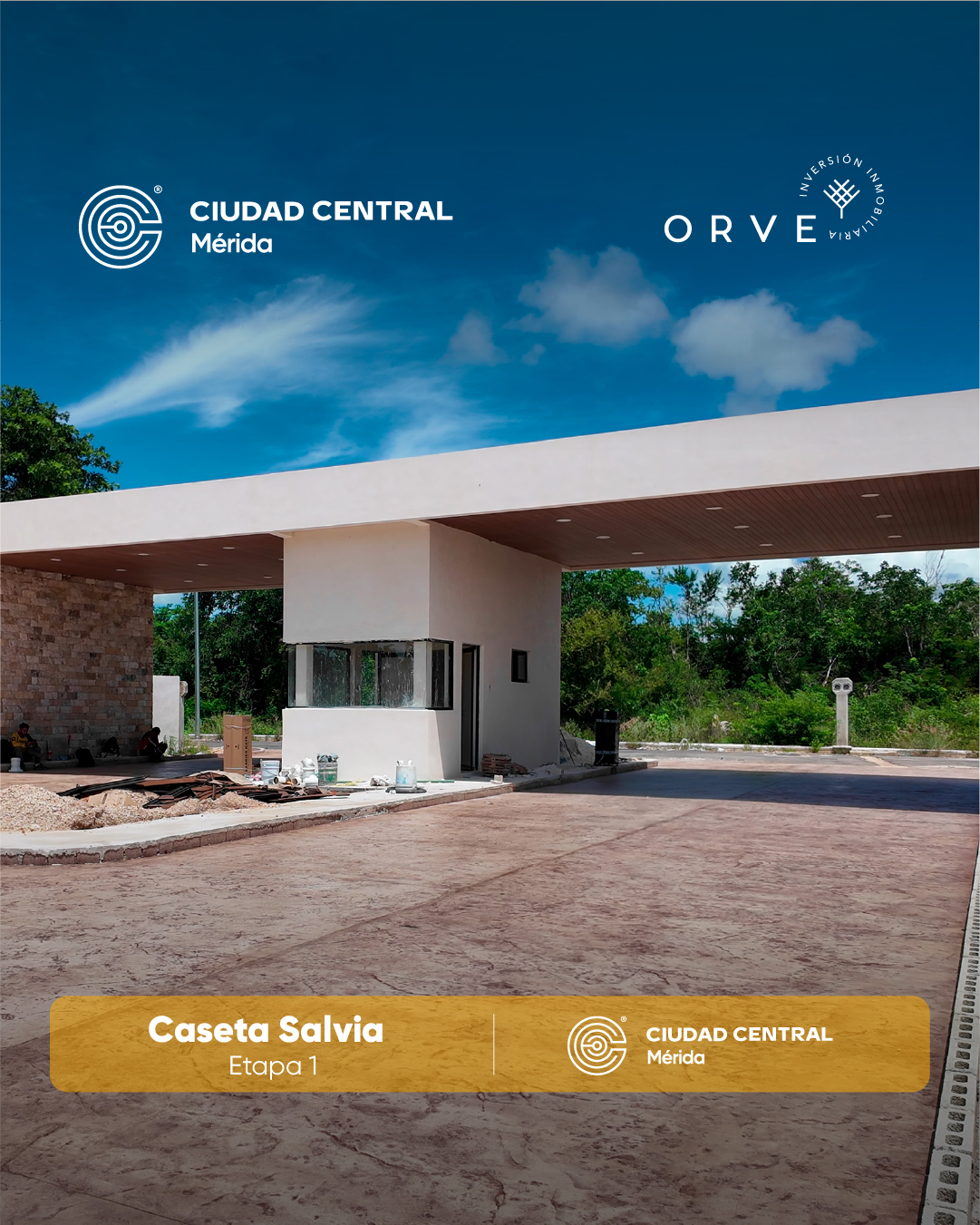 Ciudad Central Mérida Avance de obra agosto-05