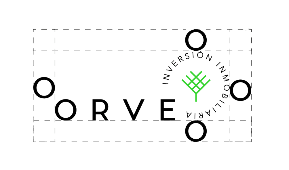 Margenes seguros para el logo de Grupo Orve