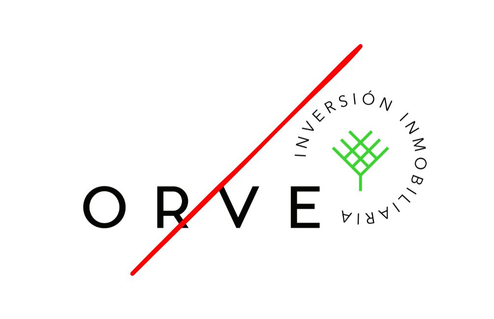 Logotipo de Grupo Orve con las letras de ORVE estiradas