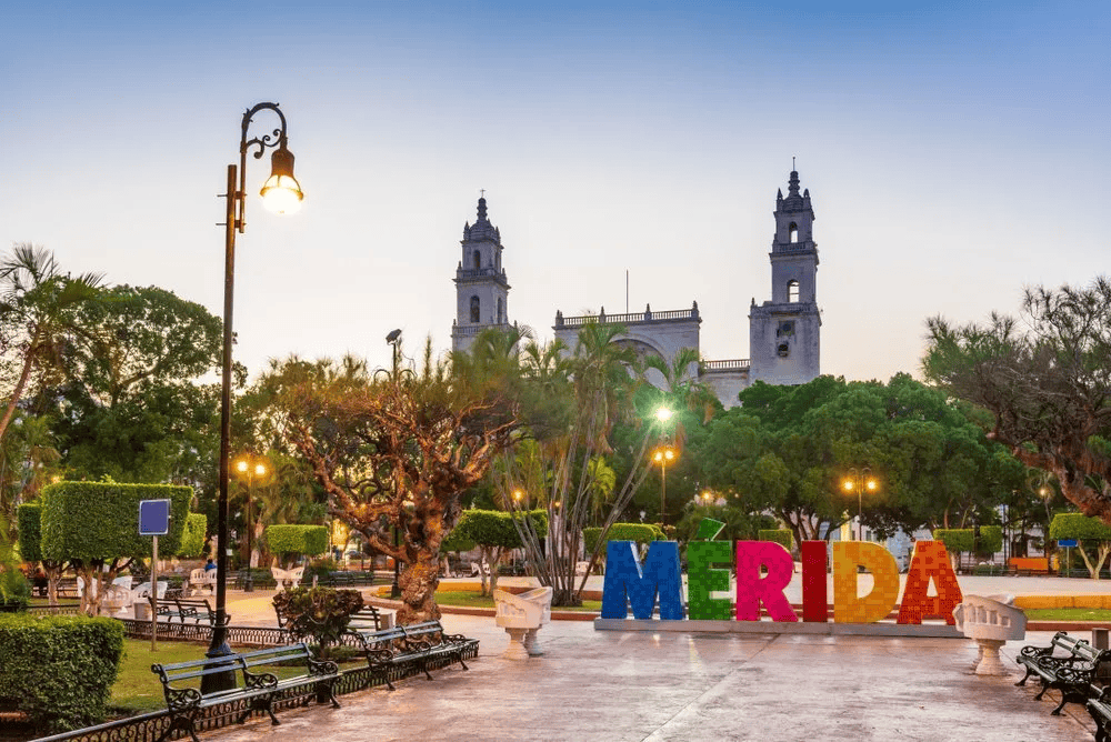 Plaza Grande en Merida Yucatán